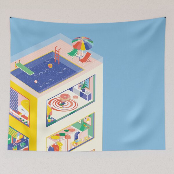 Item preview, ISOMETRIC BUILDING designed and sold by imiuzangela.