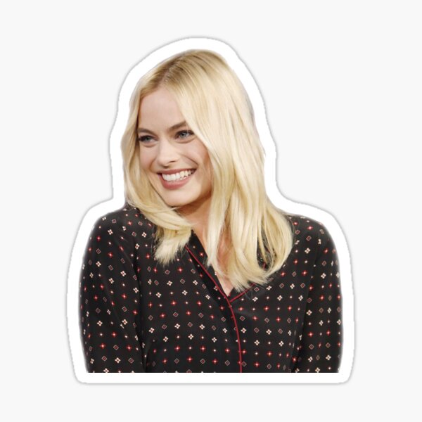 Item preview, Margot Robbie Aufkleber designed and sold by elxuise.