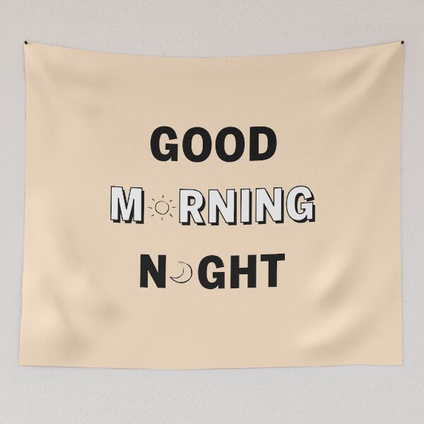 Item preview, GOOD MORNING/NIGHT BEIGE designed and sold by imiuzangela.