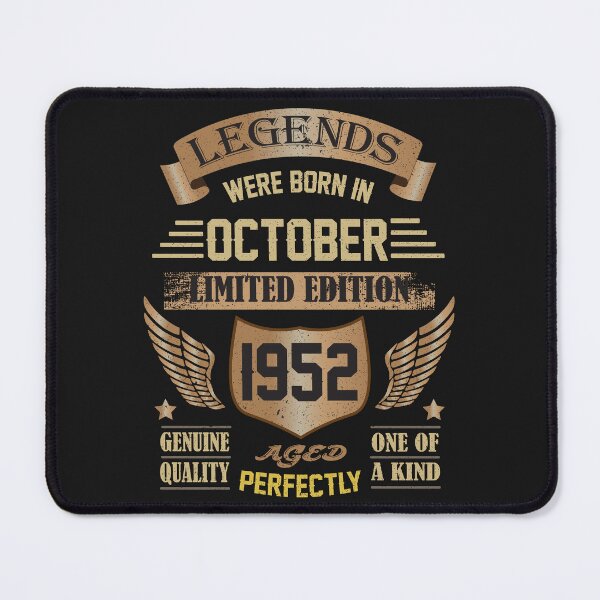 Item preview, Legends were born in October 1952 - 70th Birthday gift designed and sold by BahaaIB.