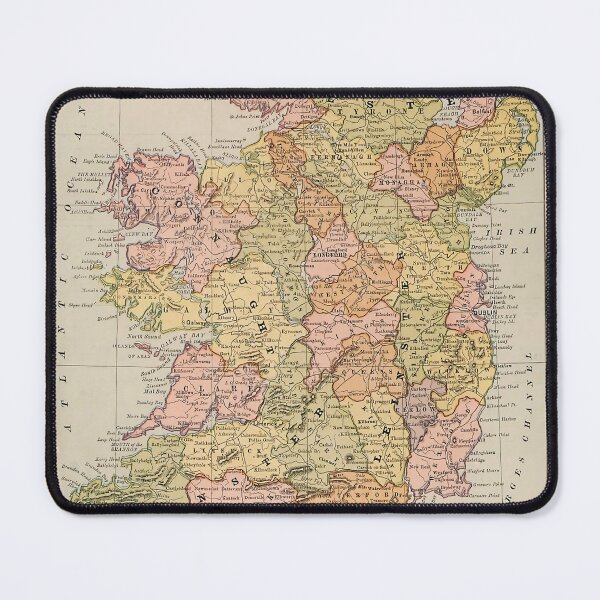 Item preview, Vintage Map Of Ireland 1883 designed and sold by Leilaarros.