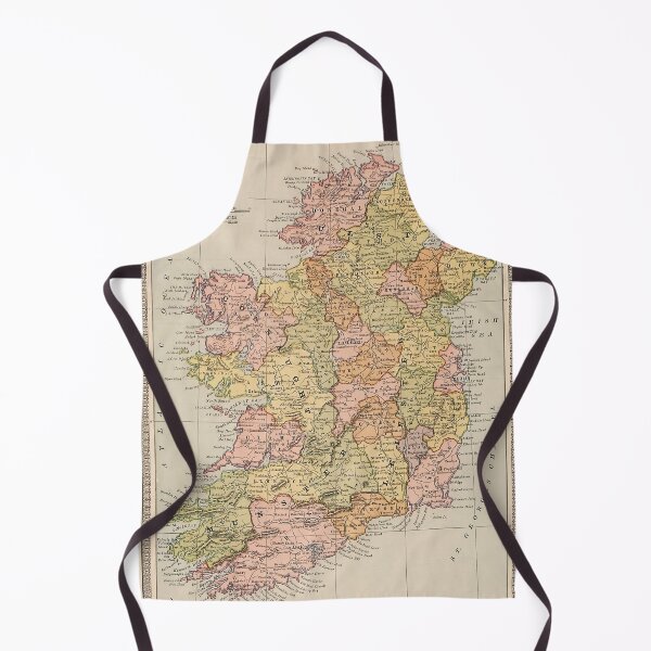 Item preview, Vintage Map Of Ireland 1883 designed and sold by Leilaarros.