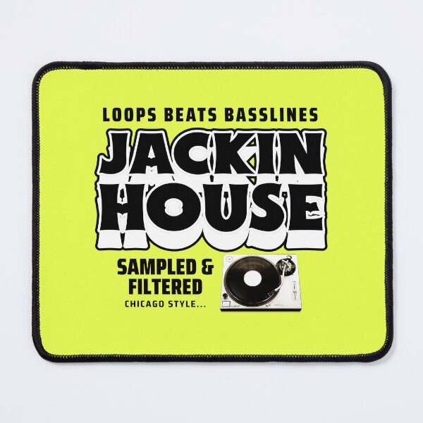 Item preview, JACKIN HOUSE - Loops Beats Basslines (black) designed and sold by Discothreadz.