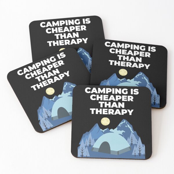 Item preview, Camping is cheaper than therapy designed and sold by darshants.