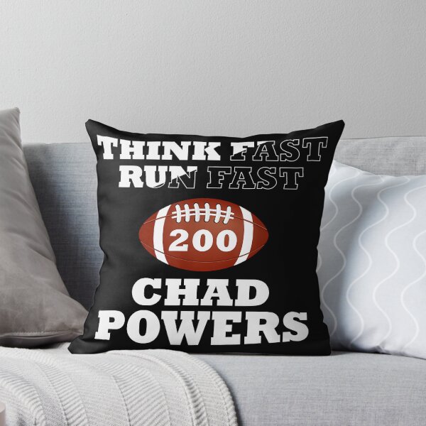 Item preview, Chad Powers Think Fast Run Fast Football 200 designed and sold by RaynaGellner.