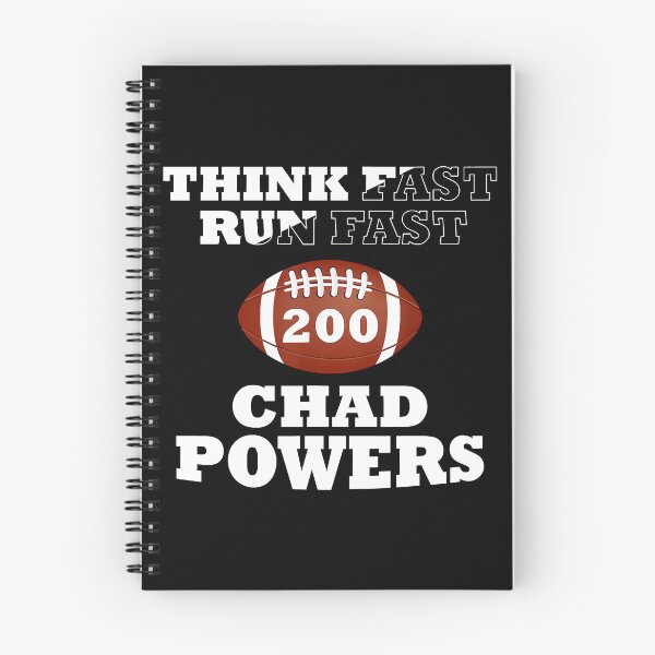 Item preview, Chad Powers Think Fast Run Fast Football 200 designed and sold by RaynaGellner.