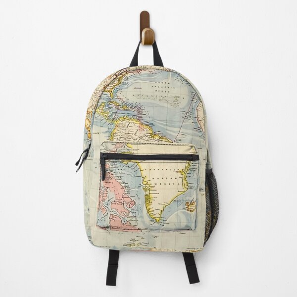 Item preview, Vintage Map Of The World 1883 designed and sold by Leilaarros.