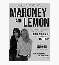 Maroney and Lemon Photographic Print