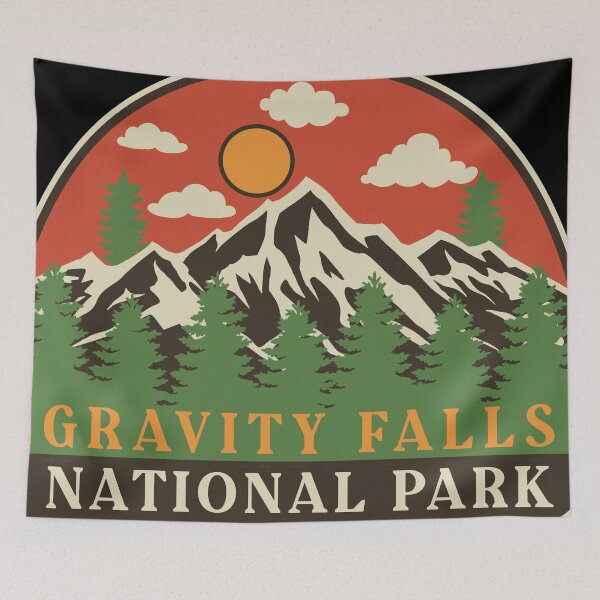 Item preview, Gravity Falls National Park - Vintage designed and sold by Nature-mark.