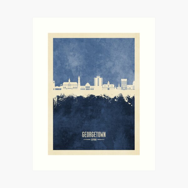 Item preview, Georgetown Guyana Skyline designed and sold by ArtPrints.
