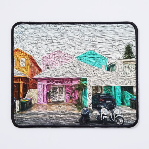 Aperçu de l'œuvre Maisons colorées créée et vendue par Psycheek.