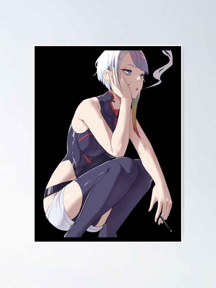 Cyberpunk Edgerunners Lucy Smoke Poster For Sale By Serena Heaney Redbubble 2237