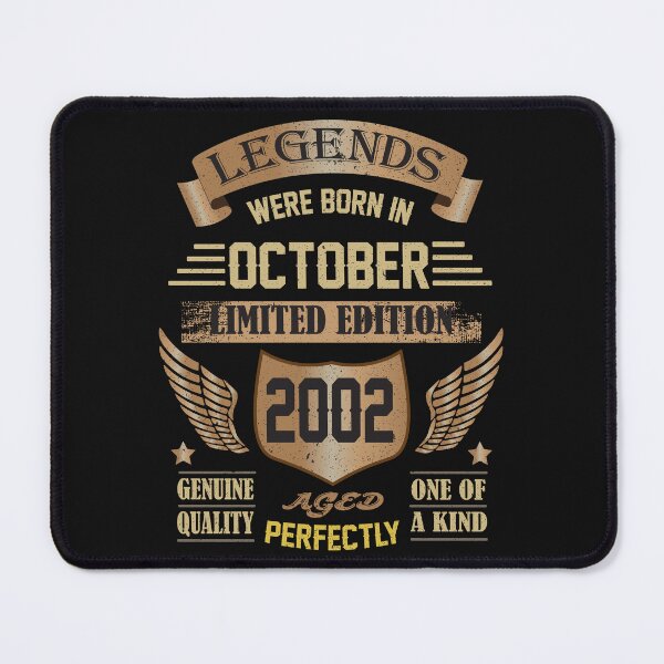 Item preview, Legends were born in October  2002-20th Birthday  designed and sold by BahaaIB.