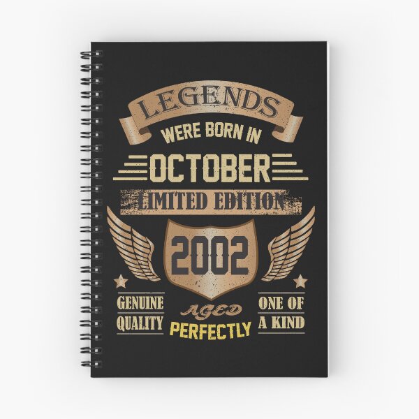Item preview, Legends were born in October  2002-20th Birthday  designed and sold by BahaaIB.