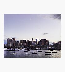 Boston Harbor at Twilight Photographic Print