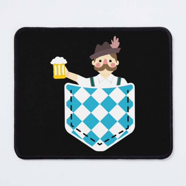 Item preview, Bavarian Man With Beer In Pocket Funny Oktoberfest designed and sold by nodedormtired.