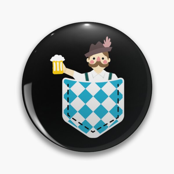 Item preview, Bavarian Man With Beer In Pocket Funny Oktoberfest    designed and sold by nodedormtired.