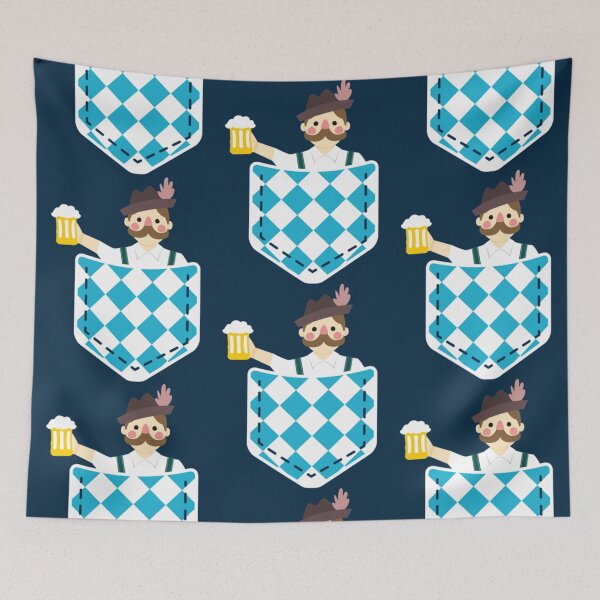 Item preview, Bavarian Man With Beer In Pocket Funny Oktoberfest    designed and sold by nodedormtired.