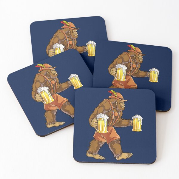 Item preview, Bigfoot Lederhosen Oktoberfest Prost Beer Mug   designed and sold by nodedormtired.