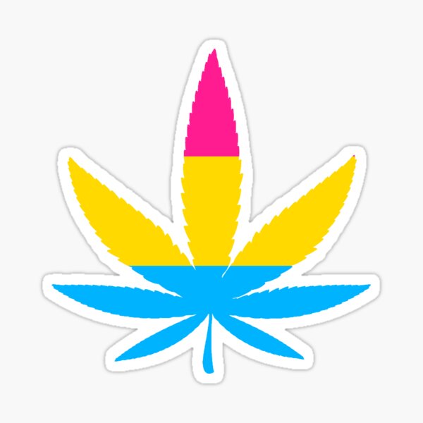 Weed - Pansexual Pride Flag Sticker