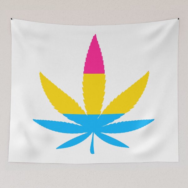 Item preview, Pansexual Pride Flag - Weed designed and sold by Thealien.