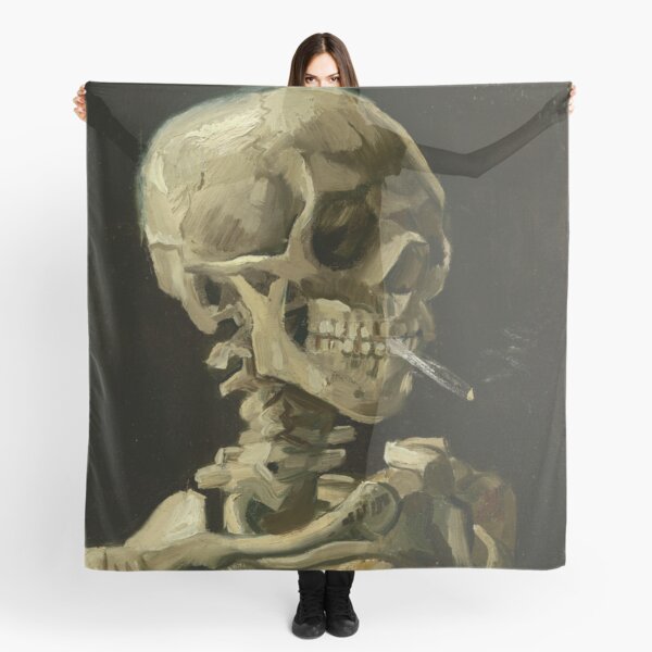 Item preview, Skull of a Skeleton with Burning Cigarette by Vincent van Gogh designed and sold by podartist.