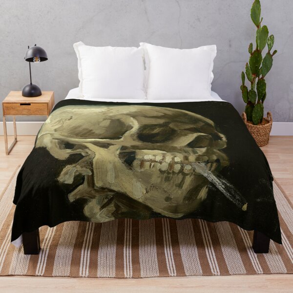 Item preview, Skull of a Skeleton with Burning Cigarette by Vincent van Gogh designed and sold by podartist.
