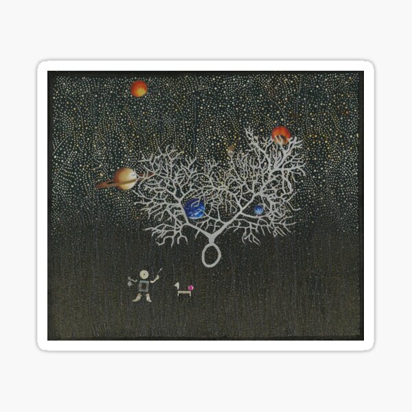 Neuron in Space Sticker
