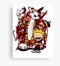 Calvin and Hobbes Canvas Print