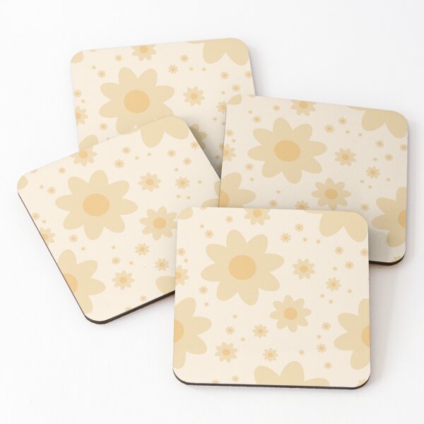 Item preview, Bold and sweet retro floral in creams and buttery yellows designed and sold by FrancesPoff.