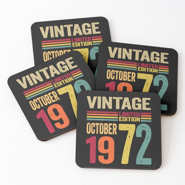 Item preview, 50 Year Old Gifts Vintage October 1972 - 50th Birthday  designed and sold by BahaaIB.