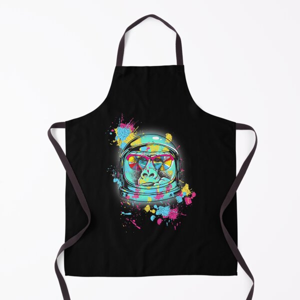 Item preview, Space Ape Psychedelic Astronaut Ape Exploring The Universe Classic designed and sold by gorwanovulicn.