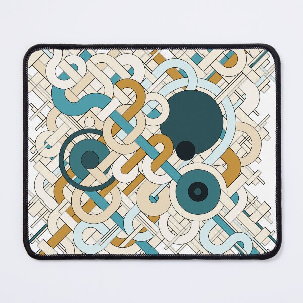 Item preview, Abstract drawn vector pattern of various geometric shapes designed and sold by Familyshmot.