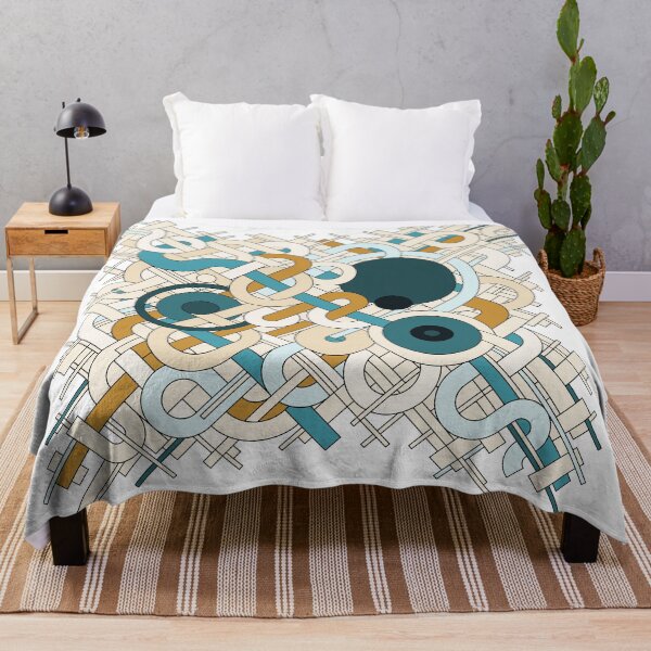 Item preview, Abstract drawn vector pattern of various geometric shapes designed and sold by Familyshmot.
