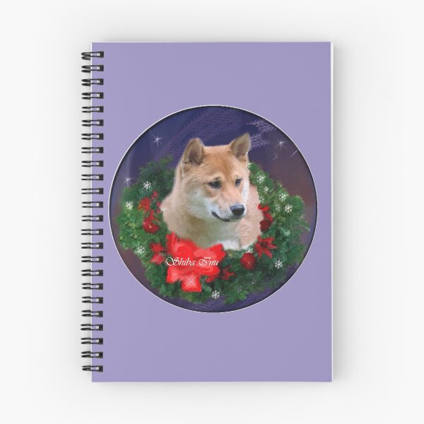 Aperçu de l'œuvre Shiba Inu Lovers Cadeaux de Noël créée et vendue par springdaleshops.