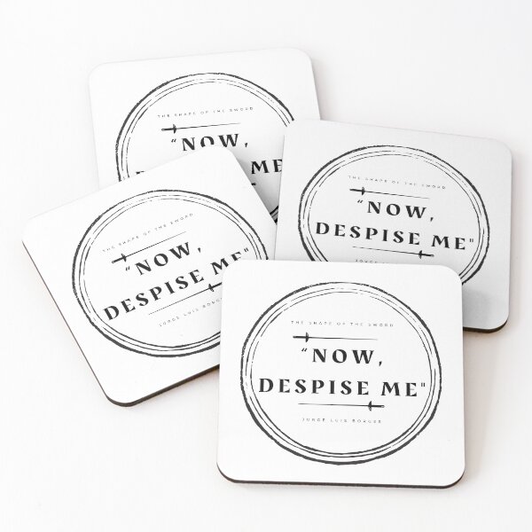 Item preview, Now, Despise Me - Jorge Luis Borges Book Literature Quote Simple Minimal Aesthetic  designed and sold by weboftigers.