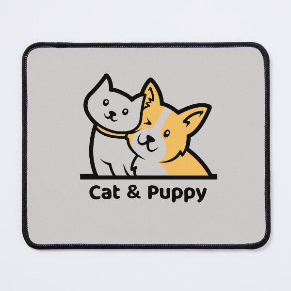 Item preview, Cat and Puppy designed and sold by Mahe-Art.