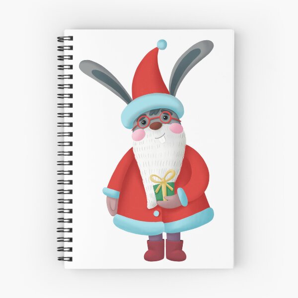 Item preview, Cute cartoon bunny in Santa Claus costume. New Year's illustration with the symbol of 2023. designed and sold by Kyb4ik.