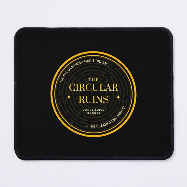 Item preview, The Circular Ruins - Jorge Luis Borges Book Literature Quote Simple Minimal Aesthetic  designed and sold by weboftigers.