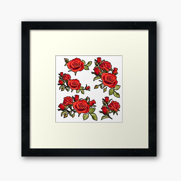 Item preview, Abstract Red Roses designed and sold by MONOKARYON.