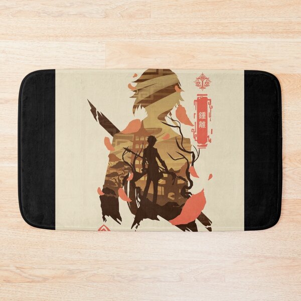 Item preview, Zhongli genshin impact metal print designed and sold by TrinityMoen.