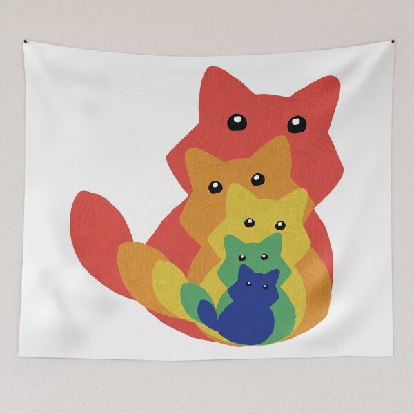 Item preview, Raindow Raccoons designed and sold by autoboxdesign.