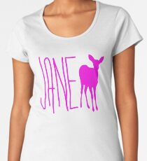 Camiseta premium para mujer Punk Doe - La vida es extraña