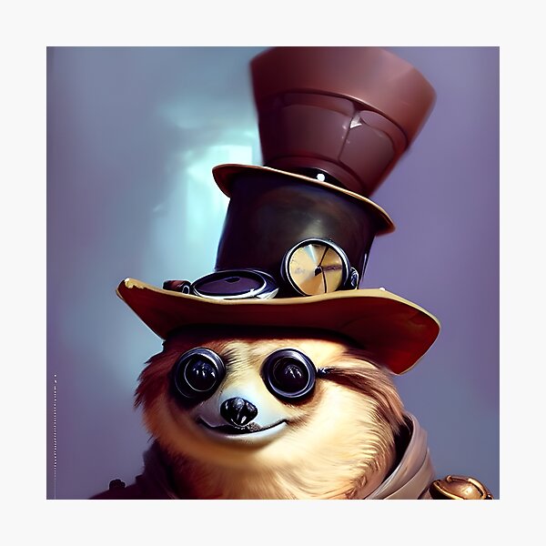Item preview, Steampunk Sloth designed and sold by Manimilo.