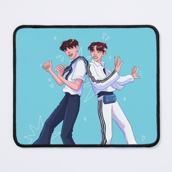 Item preview, Soobin and Q fanart designed and sold by daehwisday.