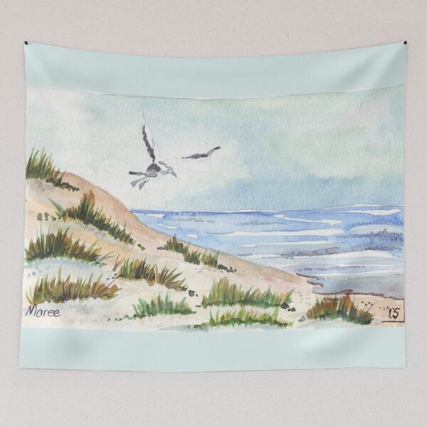 Item preview, The Seagull and the beach designed and sold by Maree Clarkson .