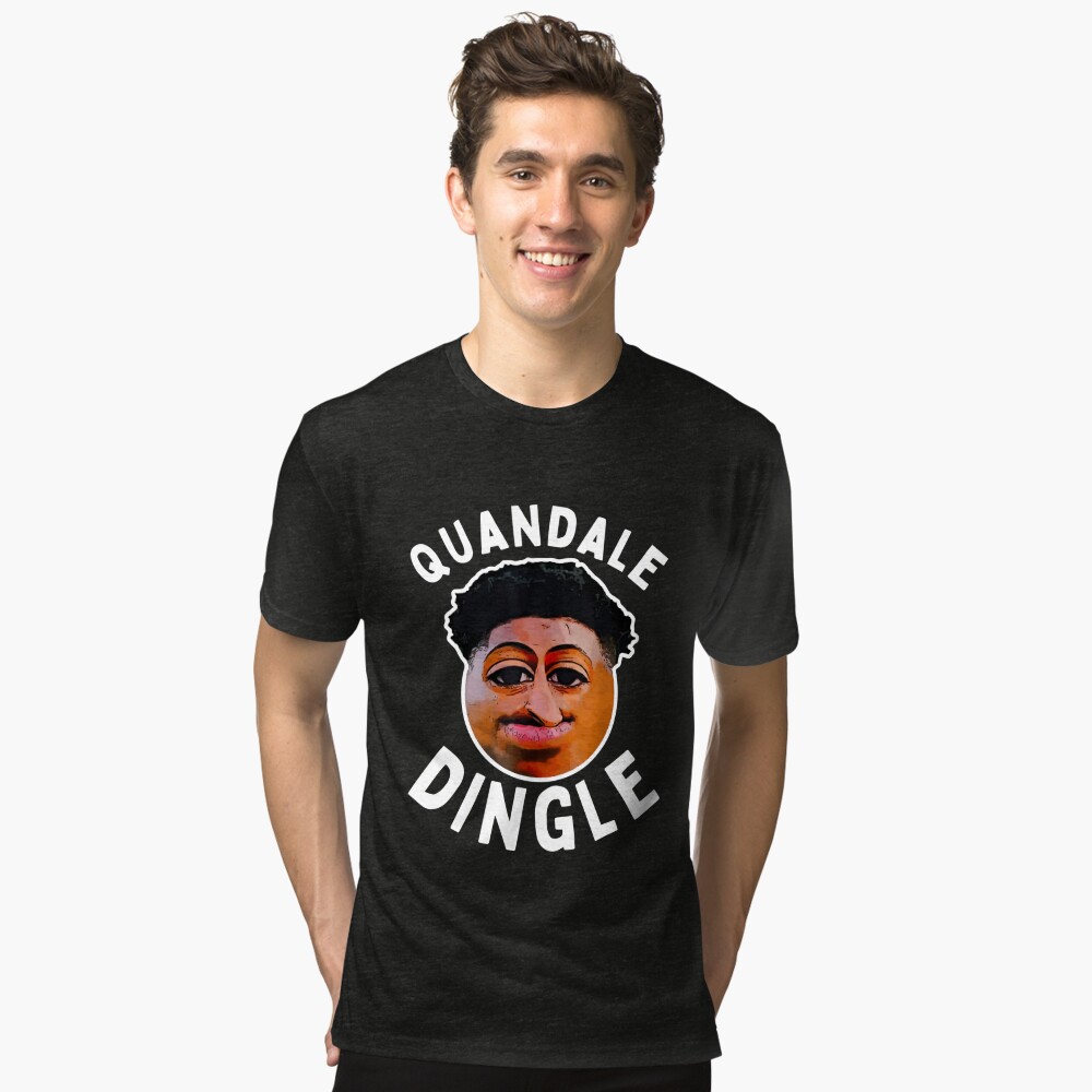 Quandale Dingle Goofy Ahh Meme Im Pushin Dingle Quote Poster for