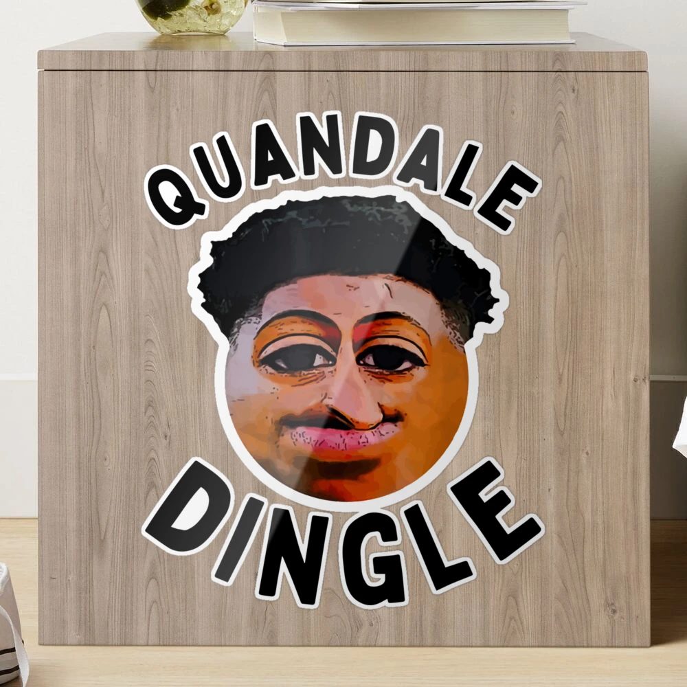 Quandale Dingle Goofy Ahh Meme Im Pushin Dingle Quote Poster for