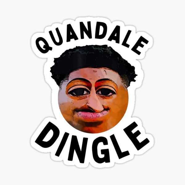 \u0026quot;Quandale Dingle Goofy Ahh Meme Im Pushin Dingle Quote\u0026quot; Sticker for ...