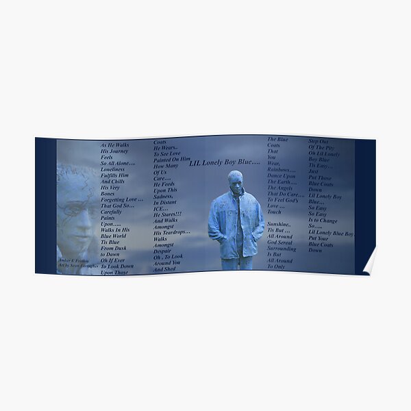 Lil Lonely Boy Blue Poster